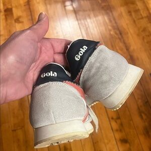 Gola Women's Sneakers in White, Black and Coral